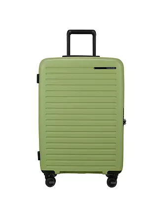 SAMSONITE | Trolley  RESTACKD SPINNER 68cm erweiterbar black | hellgrün